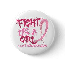 Fight Like A Girl 5.3 Breast Cancer Button