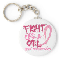 Fight Like A Girl 5.3 Breast Cancer Key Chains