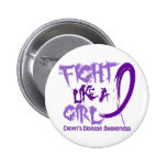 Fight Like A Girl 5.3 Crohn's Disease Pinback Buttons