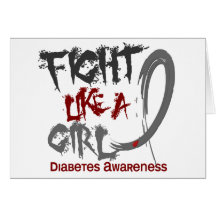 Fight Like A Girl 5.3 Diabetes Cards