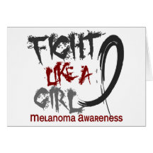Fight Like A Girl 5.3 Melanoma Card