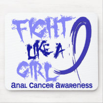 Fight Like A Girl 5.3 Rectal / Anal Cancer Mouse Pads