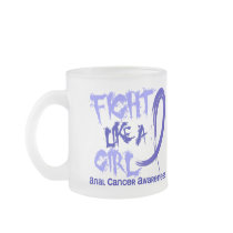 Fight Like A Girl 5.3 Rectal / Anal Cancer Mugs
