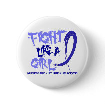 Fight Like A Girl 5.3 Rheumatoid Arthritis Buttons
