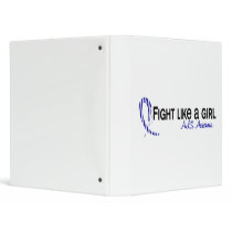 Fight Like A Girl 6.3 ALS binders by awarenessgifts Fight Like A Girl 6.3 ALS binders