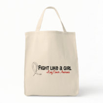 Fight Like A Girl 6.3 Lung Cancer bags by awarenessgifts Fight Like A Girl 6.3 Lung Cancer bags
