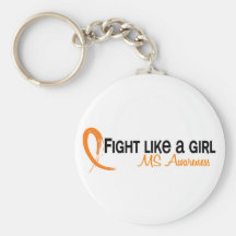 Fight Like A Girl 6.3 MS Keychains