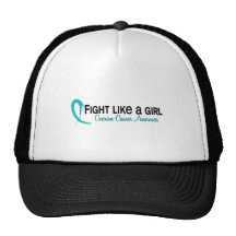 Fight Like A Girl 6.3 Ovarian Cancer Hat