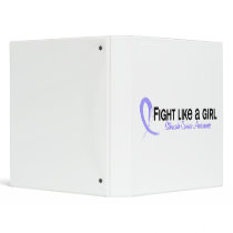 Fight Like A Girl 6.3 Stomach Cancer binders by awarenessgifts Fight Like A Girl 6.3 Stomach Cancer binders