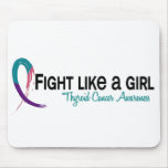 Fight Like A Girl 6.3 Thyroid Cancer Mousepads