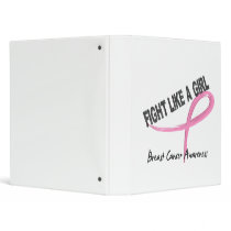 Fight Like A Girl 7.3 Breast Cancer 3 Ring Binder