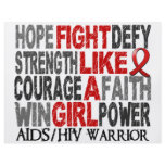 Fight Like A Girl AIDS 23.4 flyers