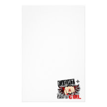Fight Like A Girl AIDS 27.8 Personalized Stationery
