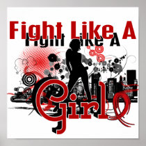 Fight Like A Girl AIDS 30.8 Poster