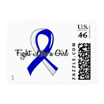 Fight Like A Girl ALS 41.8 Postage Stamp