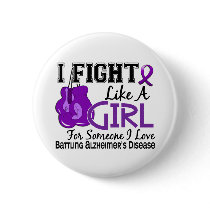 Fight Like A Girl Alzheimer's Disease 15.6 Pin