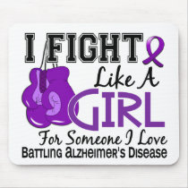 Fight Like A Girl Alzheimer's Disease 15.6 Mousepad