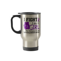 Fight Like A Girl Alzheimer's Disease 15.6 Coffee Mug