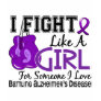 Fight Like A Girl Alzheimer's Disease 15.6 Tshirts
