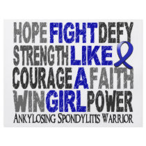 Fight Like A Girl Ankylosing Spondylitis 23.4 Custom Flyer