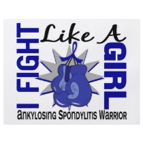 Fight Like A Girl Ankylosing Spondylitis AS 8.2 Personalized Flyer