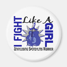 Fight Like A Girl Ankylosing Spondylitis AS 8.2 Magnets