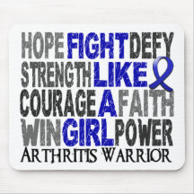Fight Like A Girl Arthritis 23.4 Mouse Pad