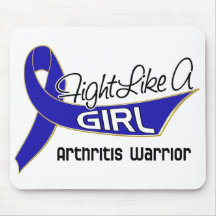 Fight Like A Girl Arthritis 25.4 Mousepad