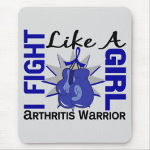 Fight Like A Girl Arthritis 8.2 Mouse Pads