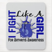 Fight Like A Girl Arthritis 8.5 Mousepad