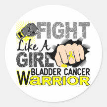 Fight Like A Girl Bladder Cancer 20.2 Sticker