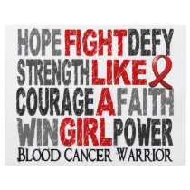 Fight Like A Girl Blood Cancer 23.4 Flyer