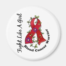 Fight Like A Girl Blood Cancer 29.4 Magnets