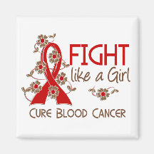 Fight Like A Girl Blood Cancer 38.82 Magnets