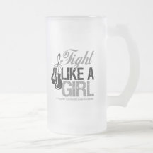Fight Like a Girl Boxing - Carcinoid Cancer Coffee Mugs