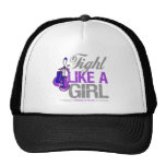 Fight Like a Girl Boxing - Childhood Stroke hats