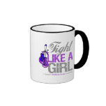 Fight Like a Girl Boxing - Childhood Stroke mugs