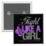 Fight Like a Girl Boxing - Leiomyosarcoma buttons
