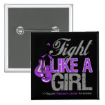 Fight Like a Girl Boxing - Pancreatic Cancer buttons