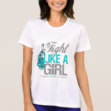 Fight Like a Girl Boxing - PCOS T-shirt