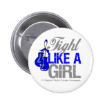 Fight Like a Girl Boxing - Rectal Cancer buttons