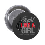 Fight Like a Girl Boxing - Skin Cancer buttons