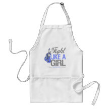 Fight Like a Girl Boxing - Stomach Cancer Apron
