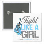 Fight Like a Girl Boxing - Thyroid Disease buttons