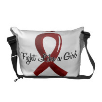 Fight Like A Girl Brain Aneurysm 41.8 Courier Bag