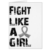 Fight Like A Girl Brain Cancer 21.8 Card