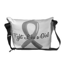 Fight Like a Girl Brain Cancer 41.8 Commuter Bag