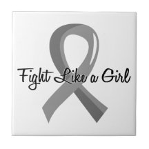 Fight Like a Girl Brain Cancer 41.8 Tiles