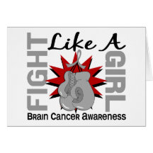 Fight Like A Girl Brain Cancer 8.3 Card