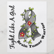 Fight Like A Girl Brain Tumor 29.4 Full Color Flyer